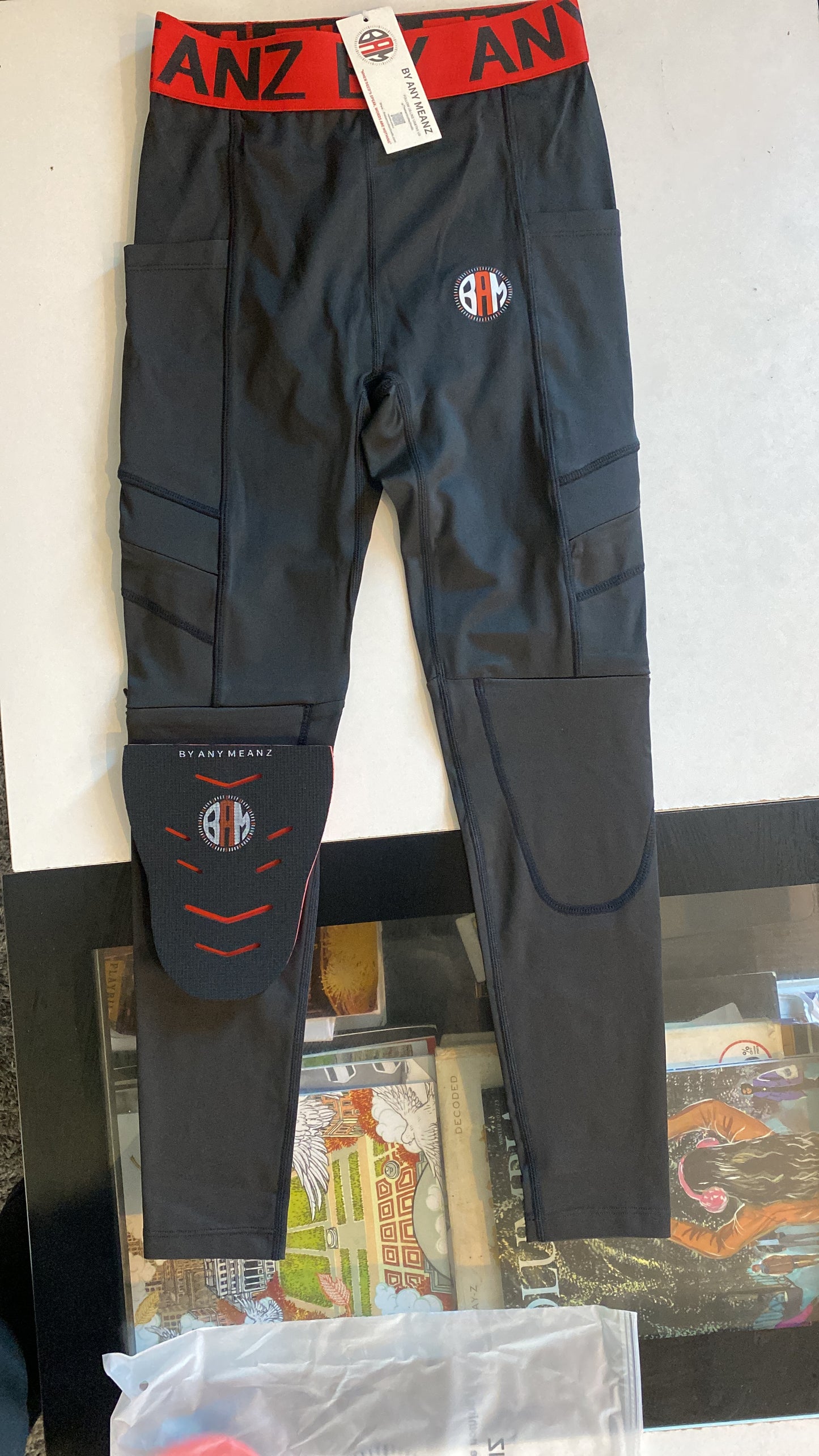 Men’s Compression Leggings with Removable Knee Pads | By Any Meanz®
