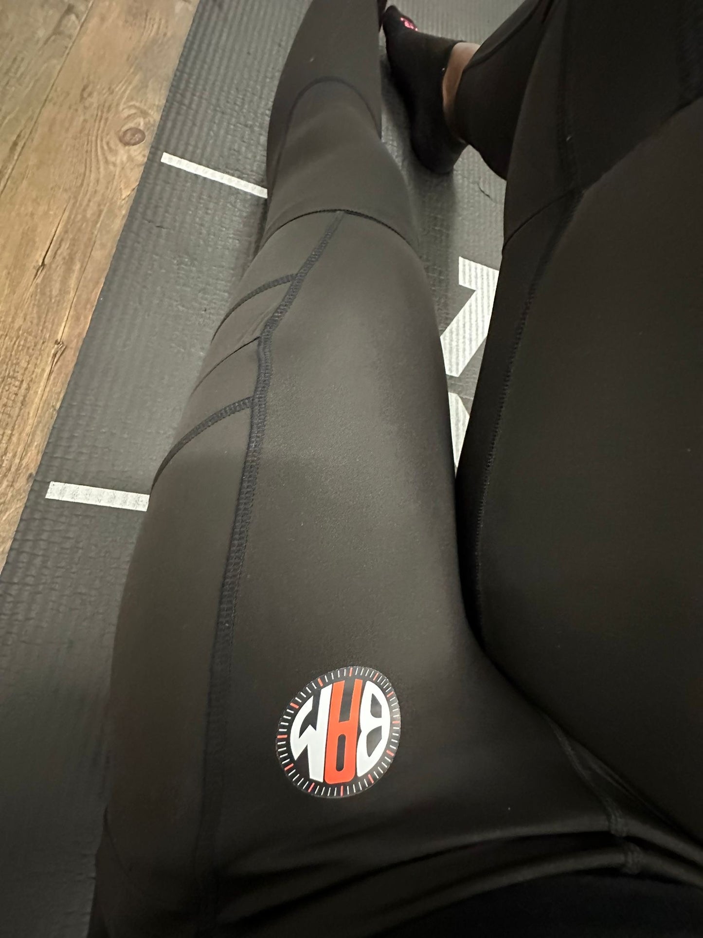 Women’s High-Waisted Leggings with Removable Knee Pads – Impact Support for Workouts, Dance & Labor