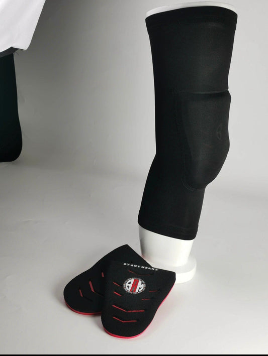 Workout Knee Sleeves with Removable Knee Pads — Padded Knee Protection for Fitness Training