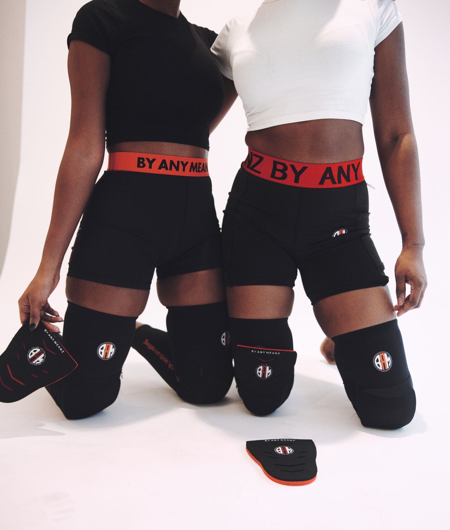 Women’s Knee Sleeves with Removable Knee Pads | By Any Meanz®