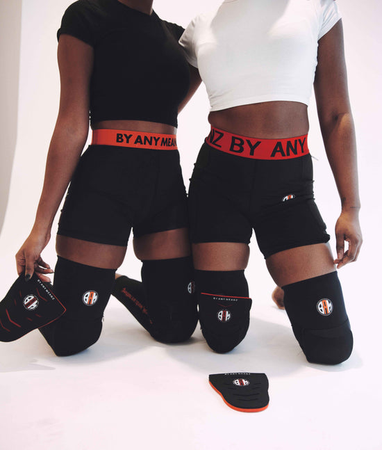 Workout Knee Sleeves with Removable Knee Pads — Padded Knee Protection for Fitness Training