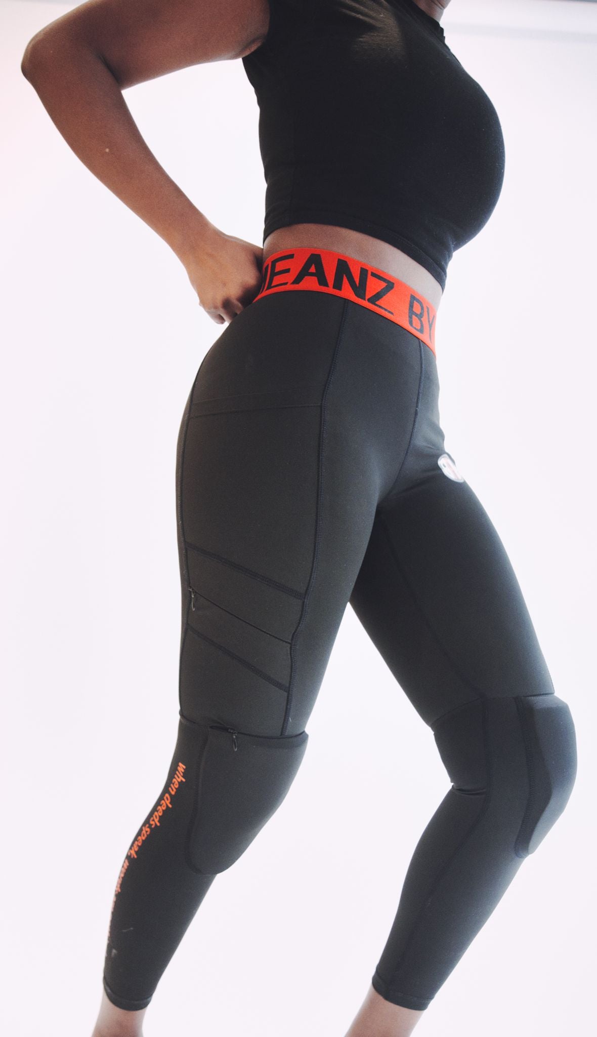 Women's Comfortable Leggings with Insertable Knee Pads and Invisible Z –  The Bam Collective LLC