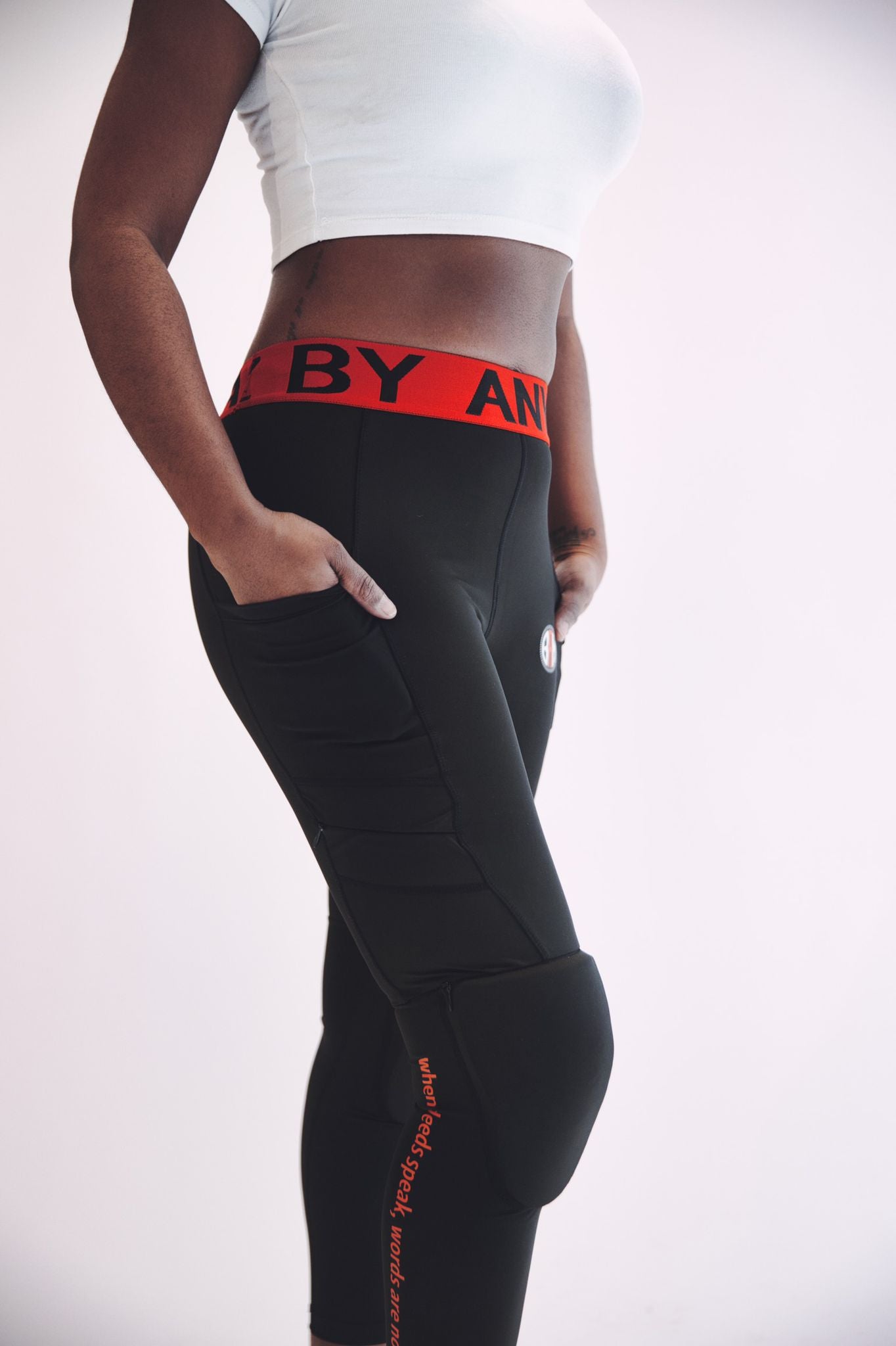 Women’s Comfortable Fitness Leggings with Removable Knee Pads and Zipper - Perfect for Active Women, Workouts, and Sports